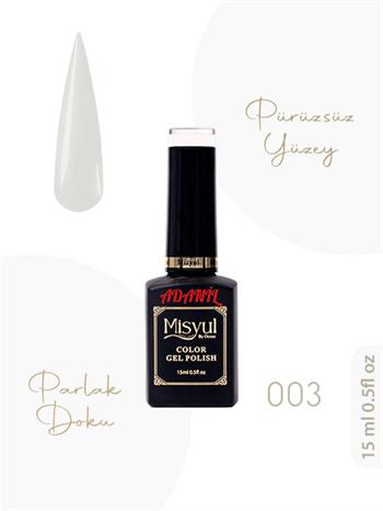 Adanil 15 ml Misyul Profesyonel Rakı Beyazı Kalıcı Oje Mis-003