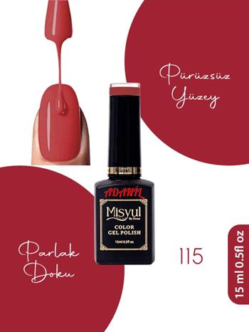 Adanil 15 ml Misyul Profesyonel Kalıcı Oje Mis-115