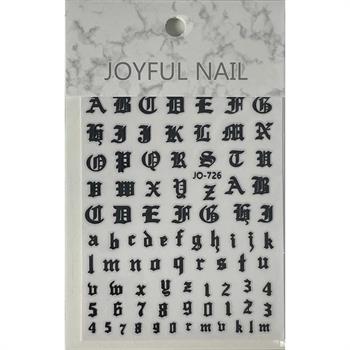 Adanil Alfabe ve Rakamlar Sticker J0-726