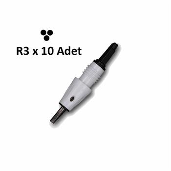 Adanil Artmex R3 Kalıcı Makyaj İğnesi 3 Pin 10 Adet