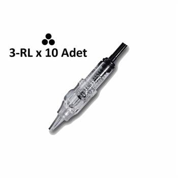 Adanil Cheyenne Hawk Nouveau 3RL Kalıcı Makyaj İğnesi 3 Pin 10 Adet