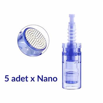 ADANİL DR. PEN NANO ROUND DERMAPEN İĞNESİ ORİJİNAL DERMAPEN İĞNE KARTUŞU SOKETLİ 5 ADET
