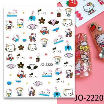 Adanil Fil Bisiklet Uçak Hello Kitty Sticker J0-2220
