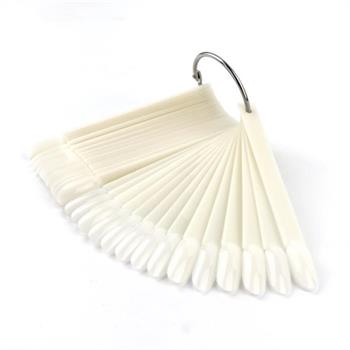 Adanil Kalıcı Oje Halka Oval Tırnak Kartela 50li Kemik