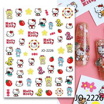 Adanil Kaniş Çiçek Yıldız Hello Kitty Sticker J0-2226