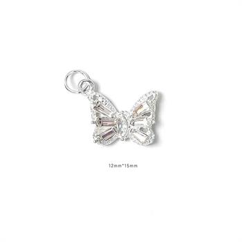 Adanil Kelebek Tırnak Piercingi Nail Art Süsleme Piercing Gümüş Kelebek 1 Adet