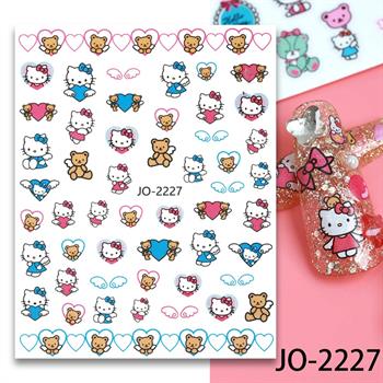 Adanil Melek Kanat Ayıcık Hello Kitty Sticker J0-2227