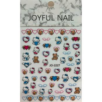 Adanil Melek Kanat Ayıcık Hello Kitty Sticker J0-2227