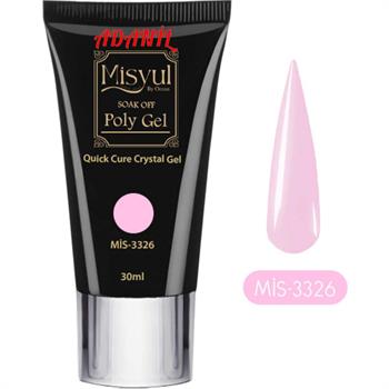 Adanil Misyul Profesyonel 30 ml Toz Pembe Poly Gel 3326 Akrilik Jel