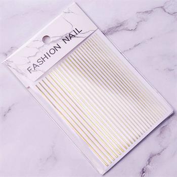 Adanil Nail Art Kendinden Yapışkanlı Şerit Sticker Altın