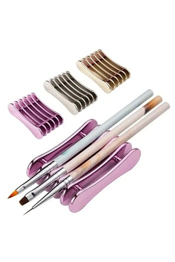 AVyu Gümüş Nail Art Fırça Standı