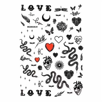 ADANİL AŞK TEMALI STICKER WG414