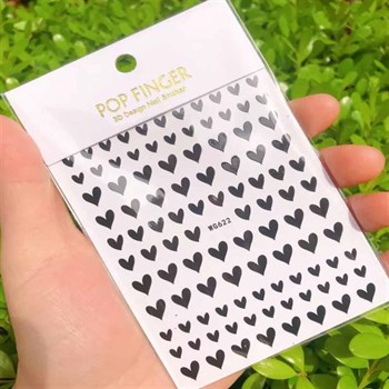 ADANİL KALP DESENLİ STICKER WG622