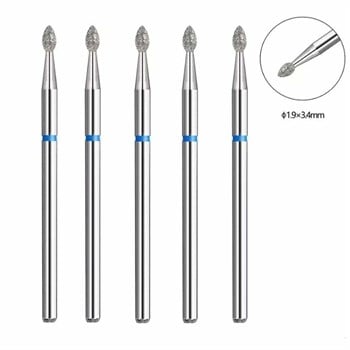 Adanil 5Lİ DAMLA MAVİ ELMAS FREZE UÇ