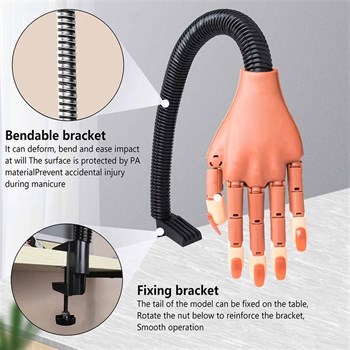 Adanil Kalıcı Oje ve Protez Tırnak Eğitimi İçin Robotik El