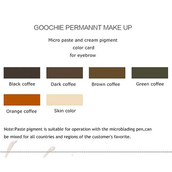 GOOCHIE KALICI MAKYAJ MİCROBLADİNG BOYA BROWN COFFEE