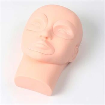 Kalıcı Makyaj ve İpek Kirpik Eğitim Çalışma Yüzü 4D Eğitim Mankeni Göz ve Dudak Değiştirilebilir