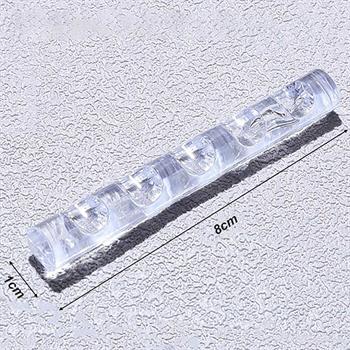 Kalıcı Oje Protez Tırnak Fırçası Tutma Aparatı Şeffaf