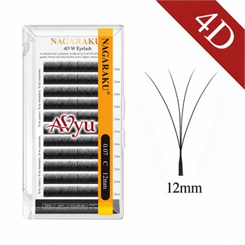 Nagaraku 4D W İpek Kirpik 0,07 mm C Kıvrım
