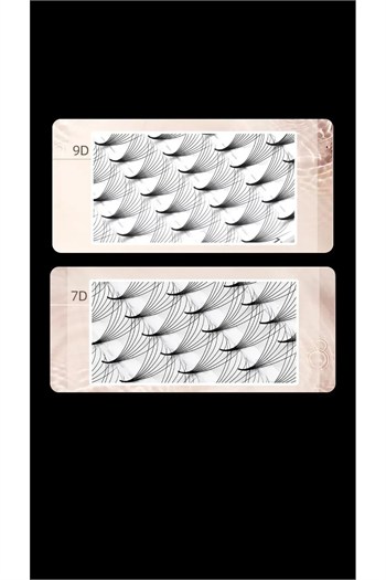 Nagaraku 7D Hazır Volüm İpek Kirpik 0,07 mm C Kıvrım 9–15 mm mix