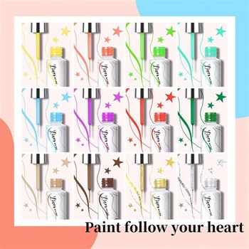 NICOLE DIARY 12 Lİ NAİL ART DİZAYN BOYA SETİ FIRÇALI 