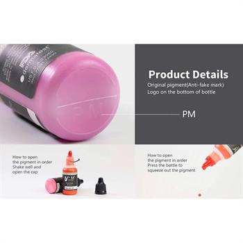 Permanent Makeup Derin Koyu Gül Kırmızısı Kalıcı Makyaj Pigmenti PM 318 Deep Rose