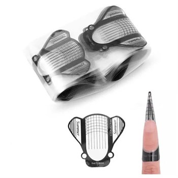 PROTEZ TIRNAK ŞABLONU 100 LÜ PVC ŞEFFAF PLASTİK