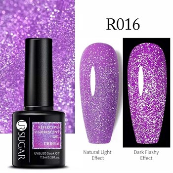 UR SUGAR REFLECTİVE FLUORESCENT GEL KARANLIKTA PARLAYAN SİMLİ KALICI OJE R016