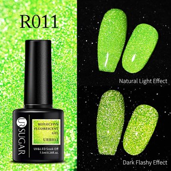 UR SUGAR REFLECTİVE FLUORESCENT GEL KARANLIKTA PARLAYAN SİMLİ KALICI OJE R011