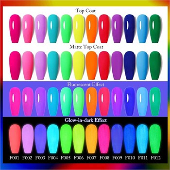 Ursugar F001 Glow in Dark Kalıcı Oje 7,5 ml