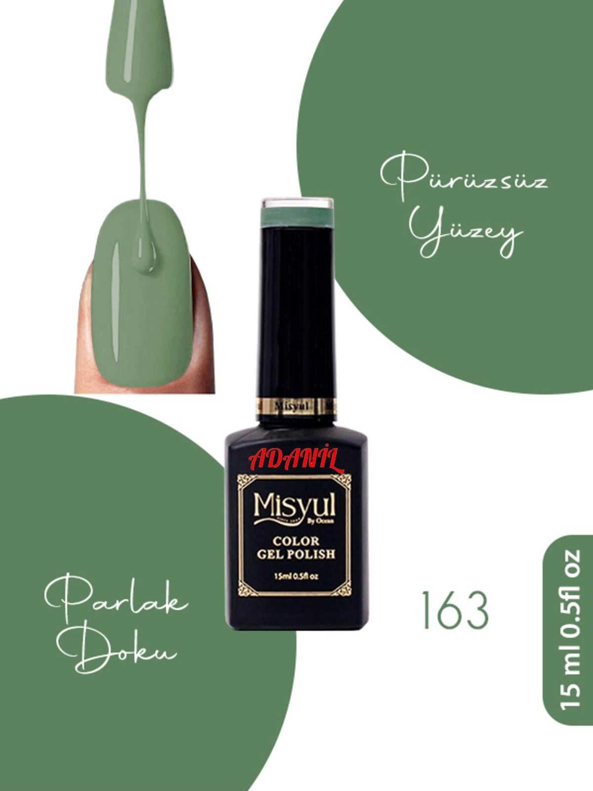 Adanil 15 ml Misyul Profesyonel Kalıcı Oje Mis-163 - ADANİL-MİSYUL-PRO-KALICI-OJE-MİS-163