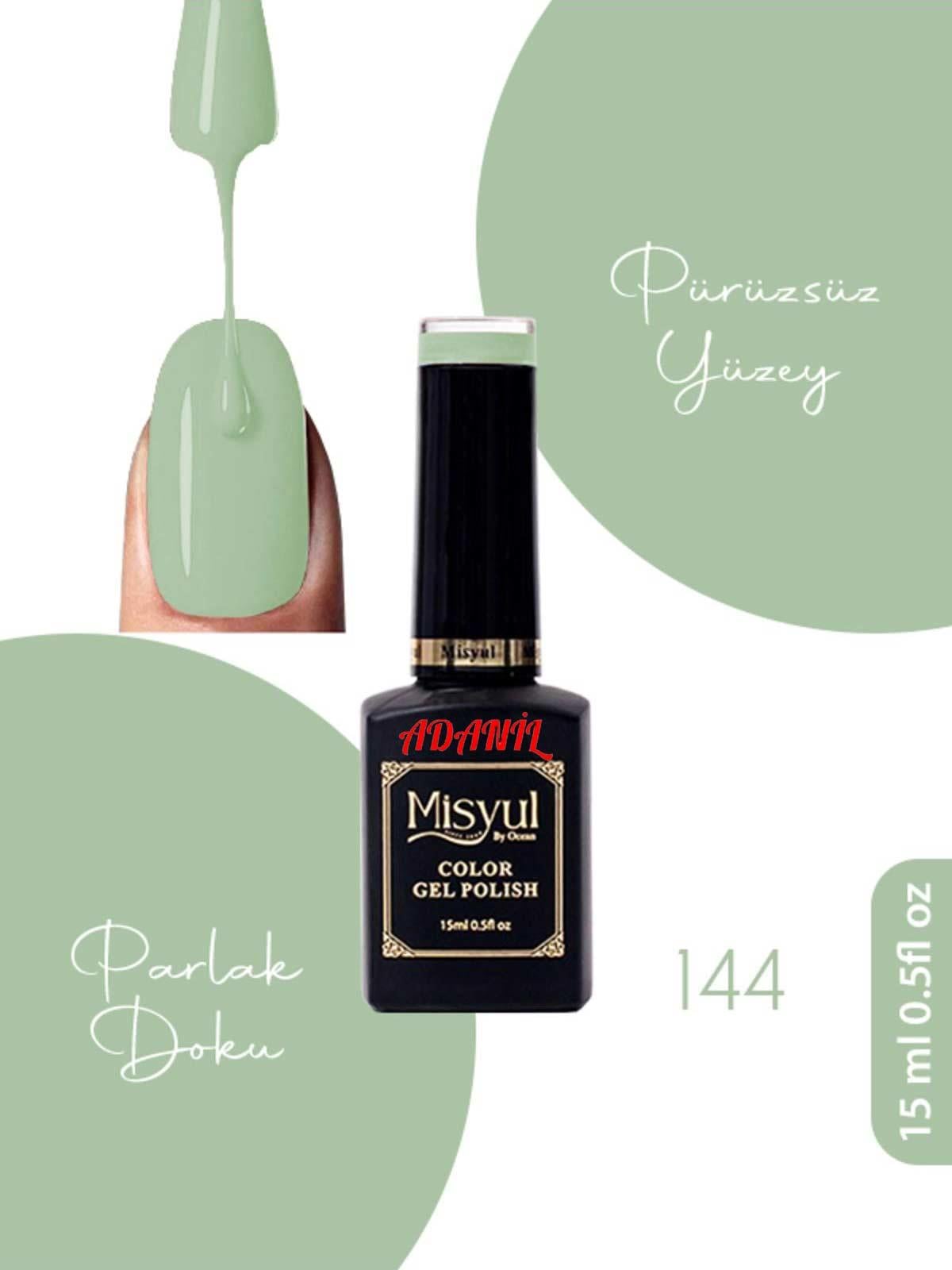 Adanil 15 ml Misyul Profesyonel Kalıcı Oje Mis-144 - ADANİL-MİSYUL-PRO-KALICI-OJE-MİS-144