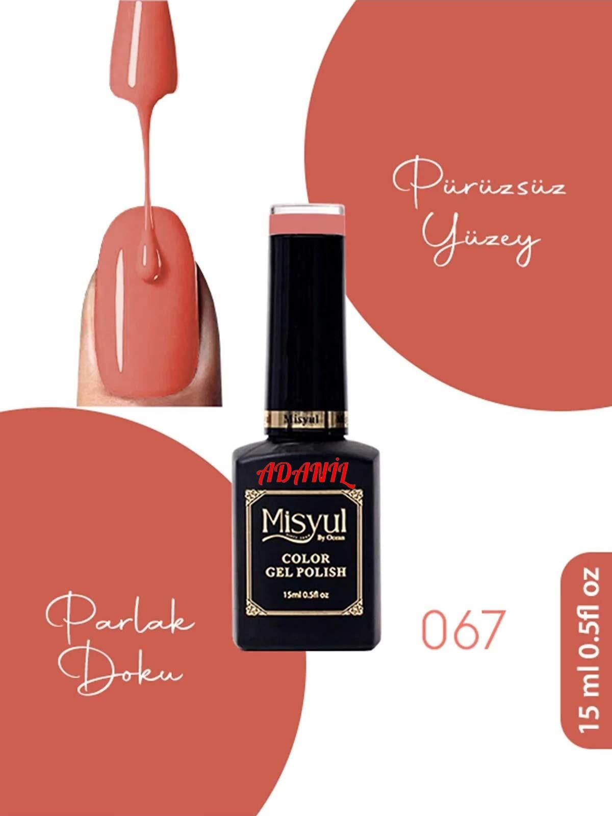 Adanil 15 ml Misyul Profesyonel Kalıcı Oje Mis-067 - ADANİL-MİSYUL-PRO-KALICI-OJE-MİS-067