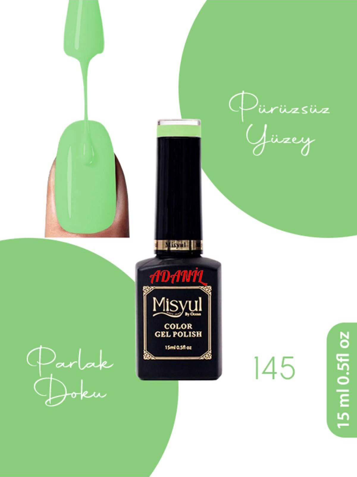 Adanil 15 ml Misyul Profesyonel Kalıcı Oje Mis-145 - ADANİL-MİSYUL-PRO-KALICI-OJE-MİS-145
