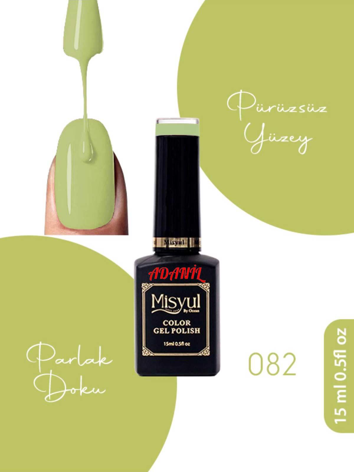 Adanil 15 ml Misyul Profesyonel Kalıcı Oje Mis-082 - ADANİL-MİSYUL-PRO-KALICI-OJE-MİS-082