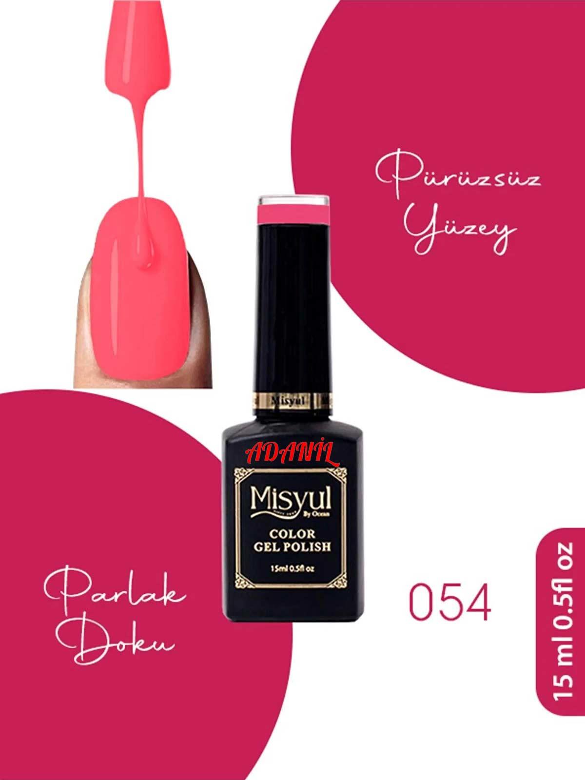 Adanil 15 ml Misyul Profesyonel Kalıcı Oje Mis-054 - ADANİL-MİSYUL-PRO-KALICI-OJE-MİS-054
