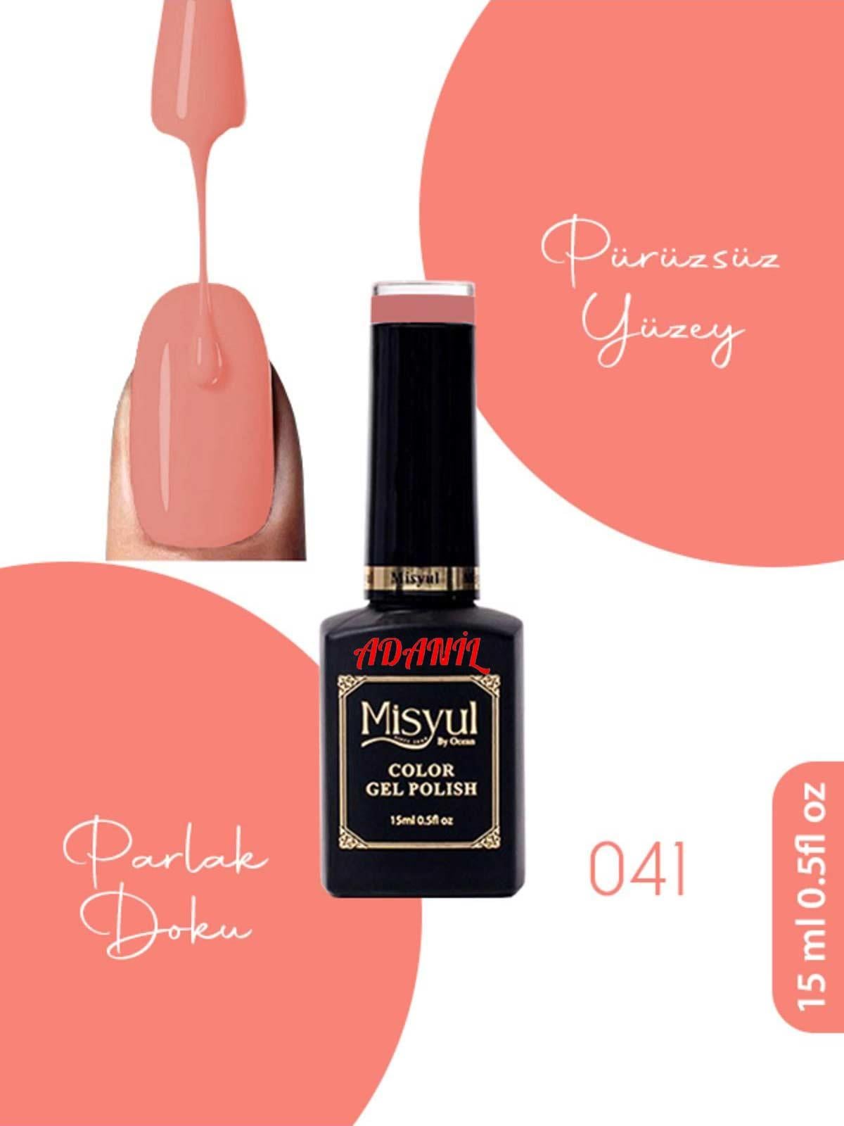 Adanil 15 ml Misyul Profesyonel Kalıcı Oje Mis-041 - ADANİL-MİSYUL-PRO-KALICI-OJE-MİS-041