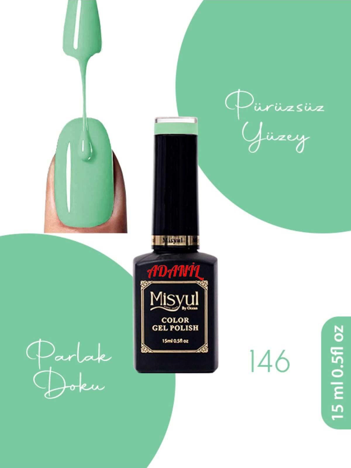 Adanil 15 ml Misyul Profesyonel Kalıcı Oje Mis-146 - ADANİL-MİSYUL-PRO-KALICI-OJE-MİS-146