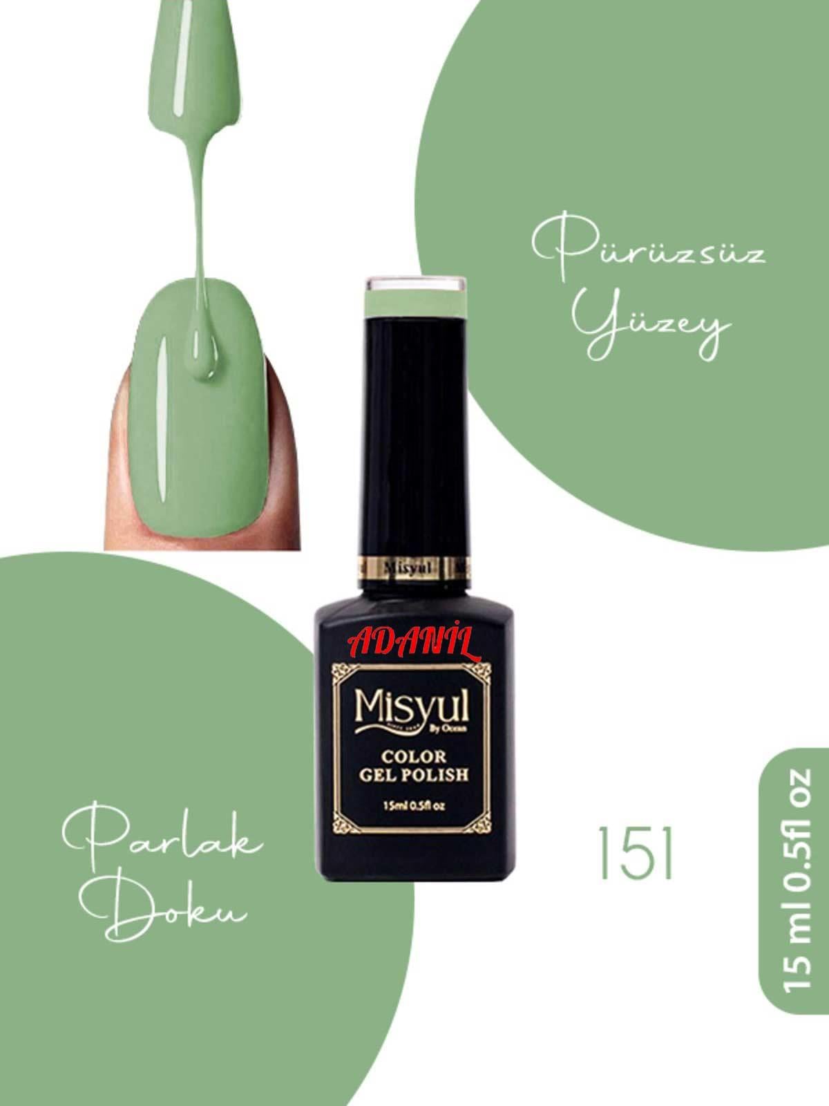 Adanil 15 ml Misyul Profesyonel Kalıcı Oje Mis-151 - ADANİL-MİSYUL-PRO-KALICI-OJE-MİS-151