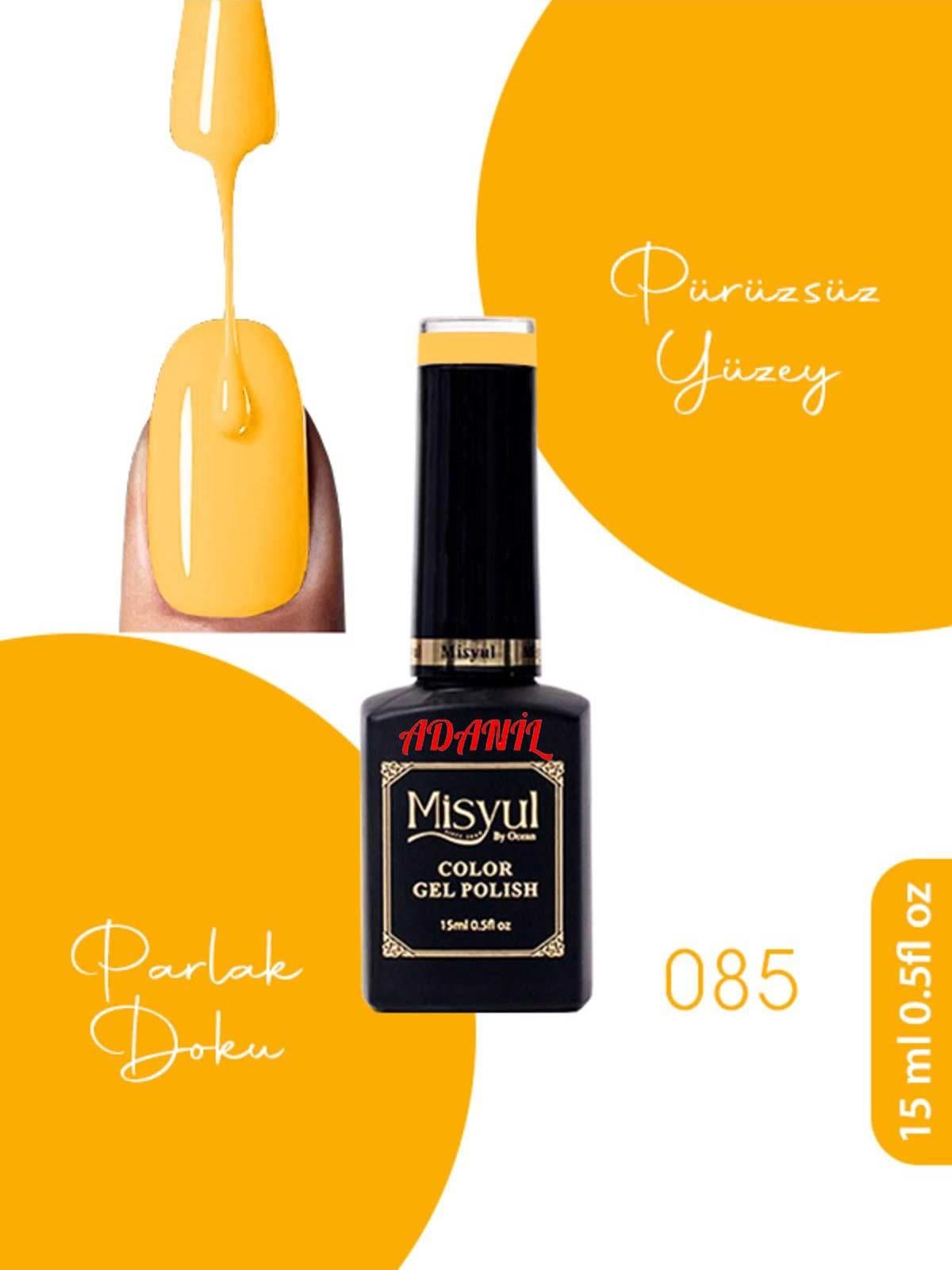 Adanil 15 ml Misyul Profesyonel Kalıcı Oje Mis-085 - ADANİL-MİSYUL-PRO-KALICI-OJE-MİS-085