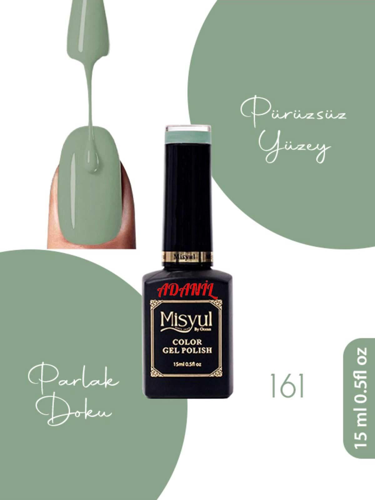 Adanil 15 ml Misyul Profesyonel Kalıcı Oje Mis-161 - ADANİL-MİSYUL-PRO-KALICI-OJE-MİS-161