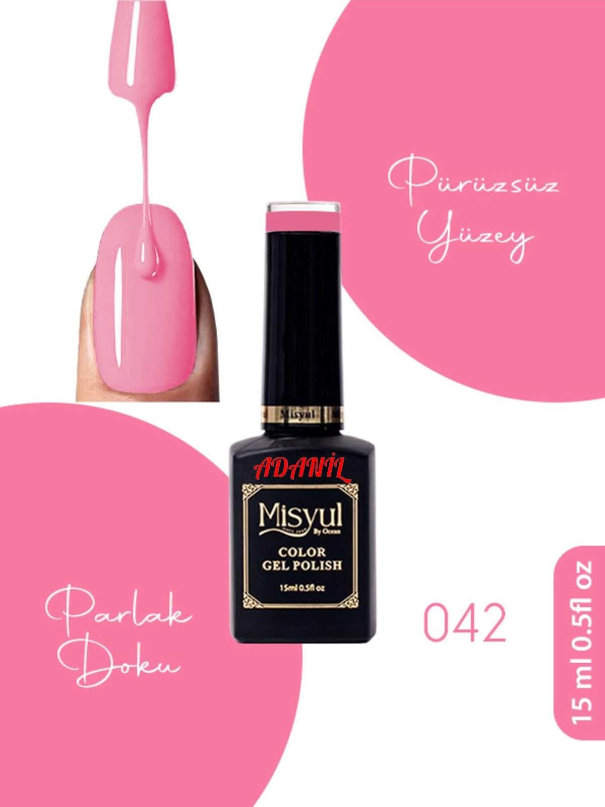Adanil 15 ml Misyul Profesyonel Kalıcı Oje Mis-042 - ADANİL-MİSYUL-PRO-KALICI-OJE-MİS-042