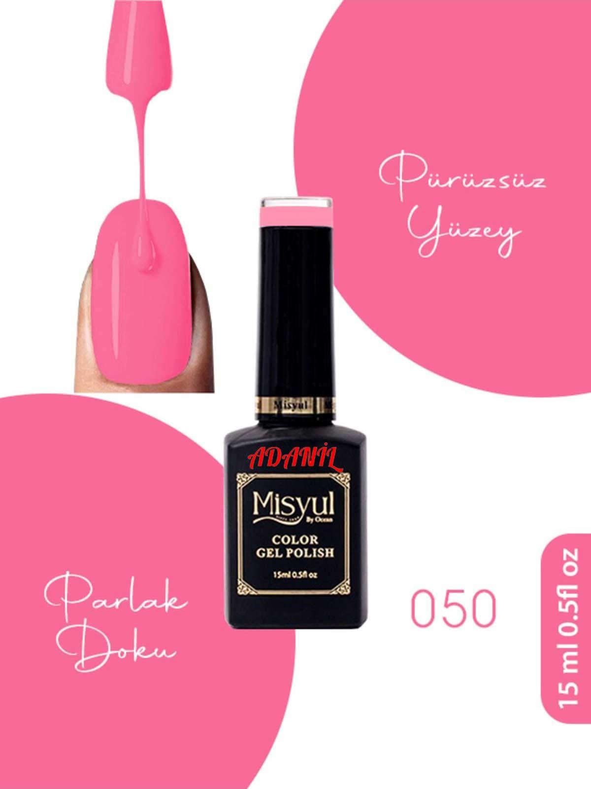 Adanil 15 ml Misyul Profesyonel Kalıcı Oje Mis-050 - ADANİL-MİSYUL-PRO-KALICI-OJE-MİS-050