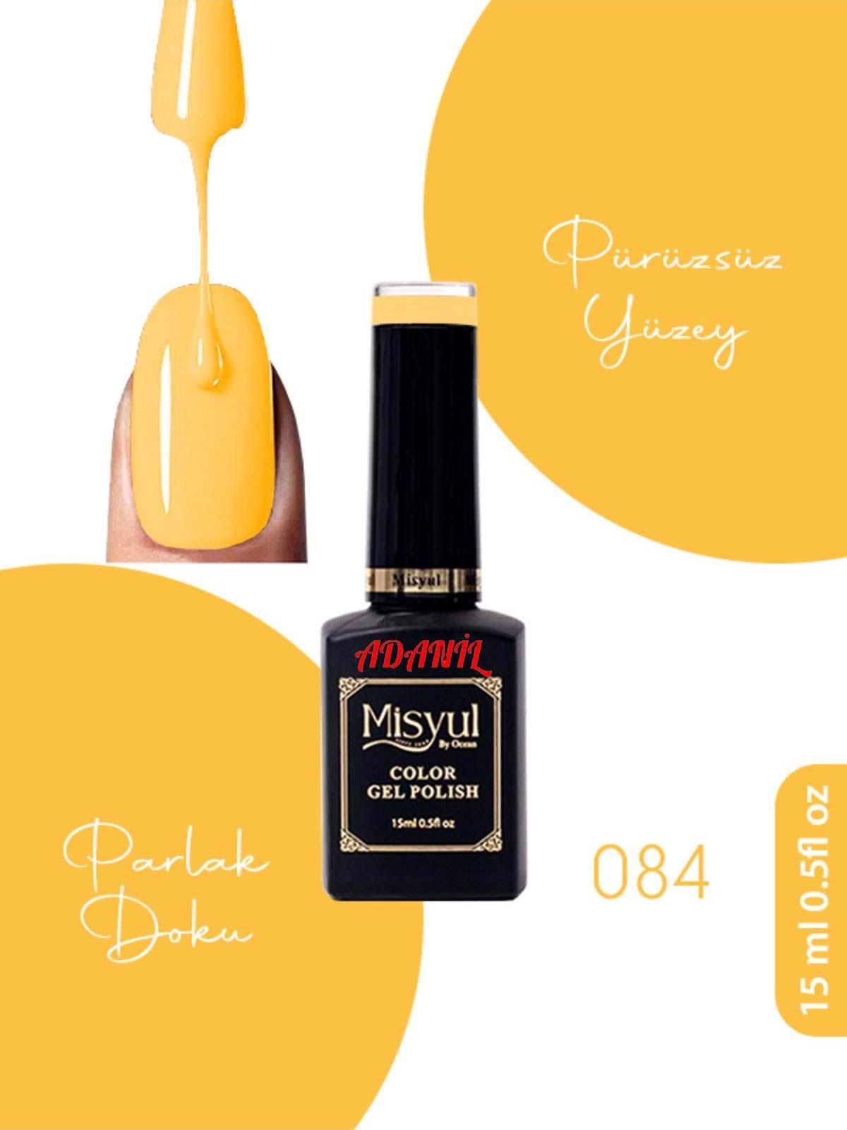 Adanil 15 ml Misyul Profesyonel Kalıcı Oje Mis-084 - ADANİL-MİSYUL-PRO-KALICI-OJE-MİS-084