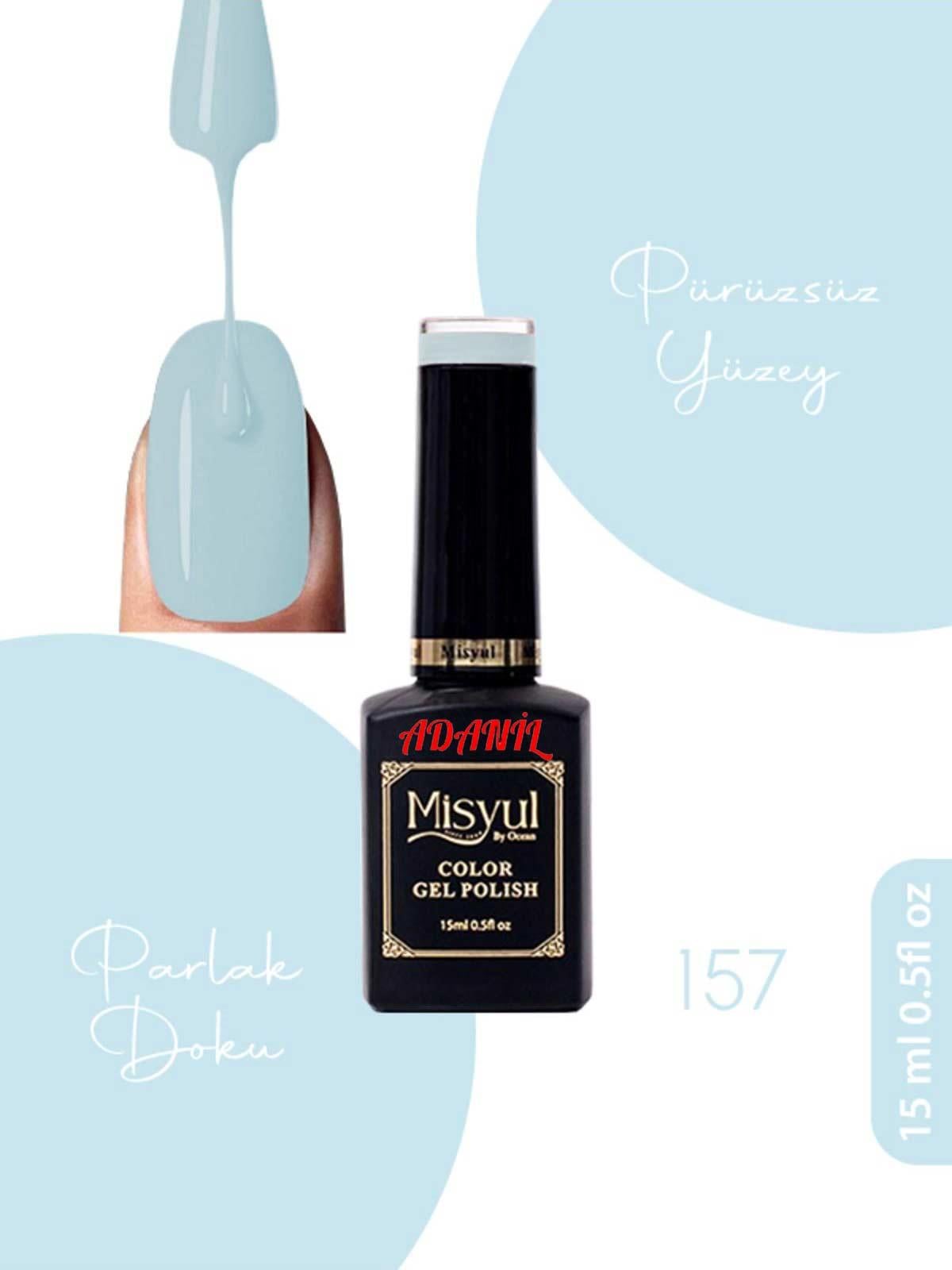 Adanil 15 ml Misyul Profesyonel Kalıcı Oje Mis-157 - ADANİL-MİSYUL-PRO-KALICI-OJE-MİS-157