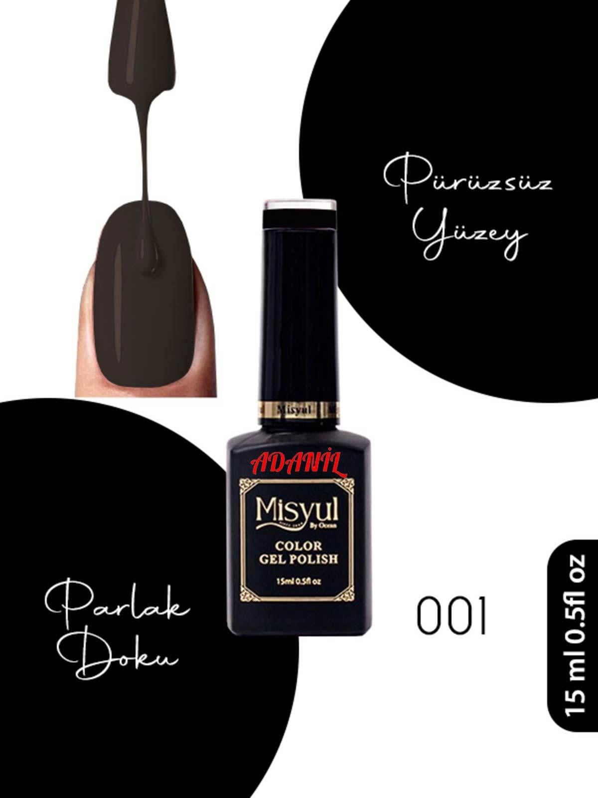 Adanil 15 ml Misyul Profesyonel Kalıcı Oje Mis-001 - ADANİL-MİSYUL-PRO-KALICI-OJE-MİS-001