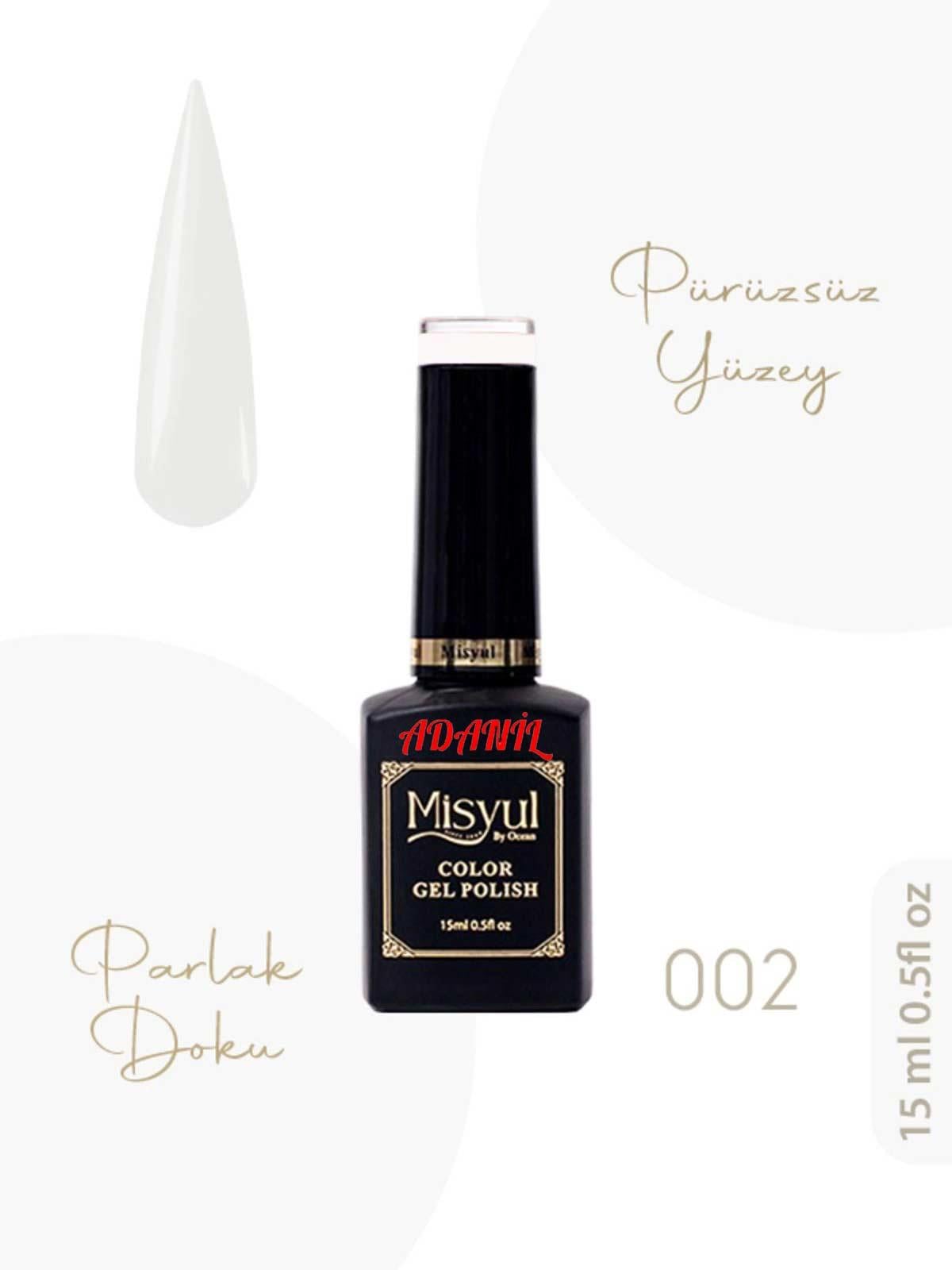 Adanil 15 ml Misyul Profesyonel Kalıcı Oje Mis-002 - ADANİL-MİSYUL-PRO-KALICI-OJE-MİS-002