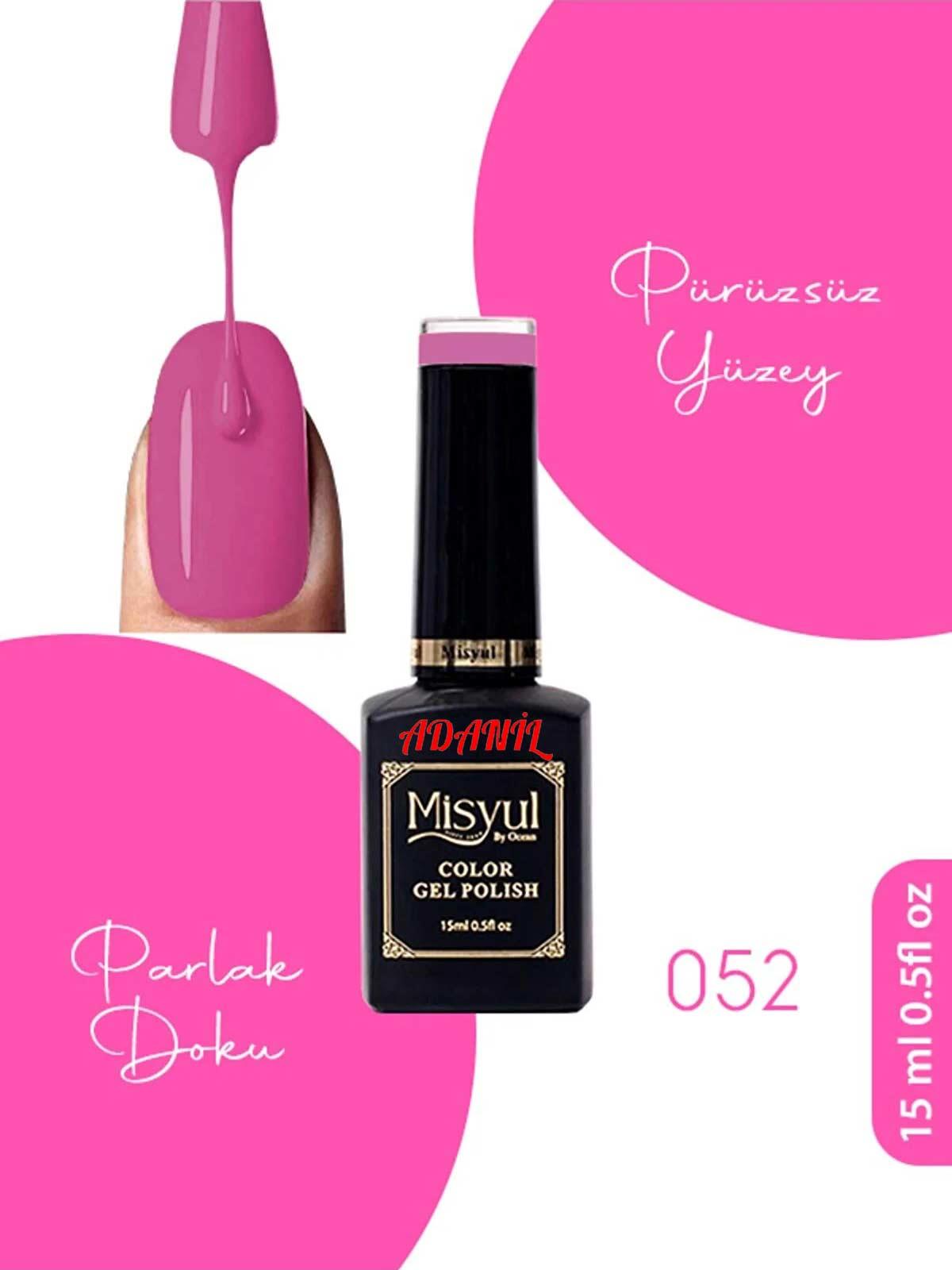 Adanil 15 ml Misyul Profesyonel Kalıcı Oje Mis-052 - ADANİL-MİSYUL-PRO-KALICI-OJE-MİS-052