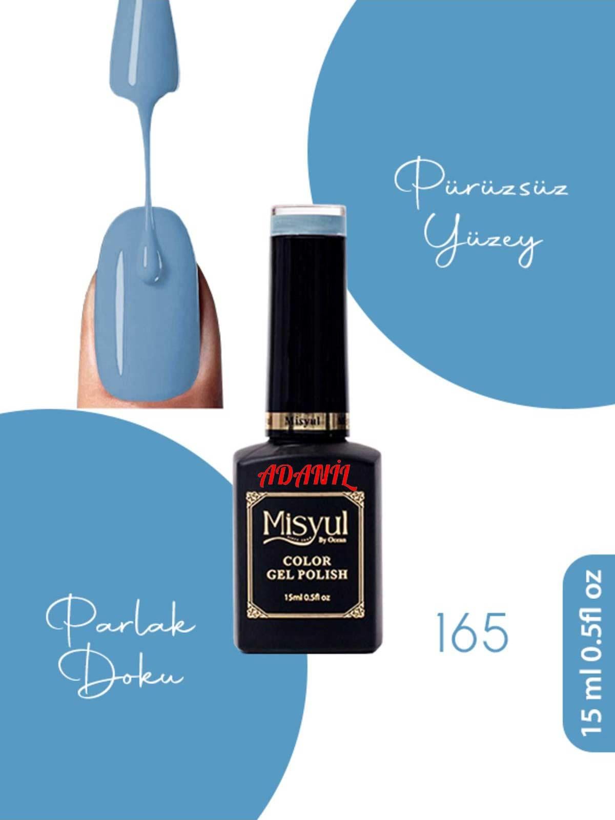 Adanil 15 ml Misyul Profesyonel Kalıcı Oje Mis-165 - ADANİL-MİSYUL-PRO-KALICI-OJE-MİS-165