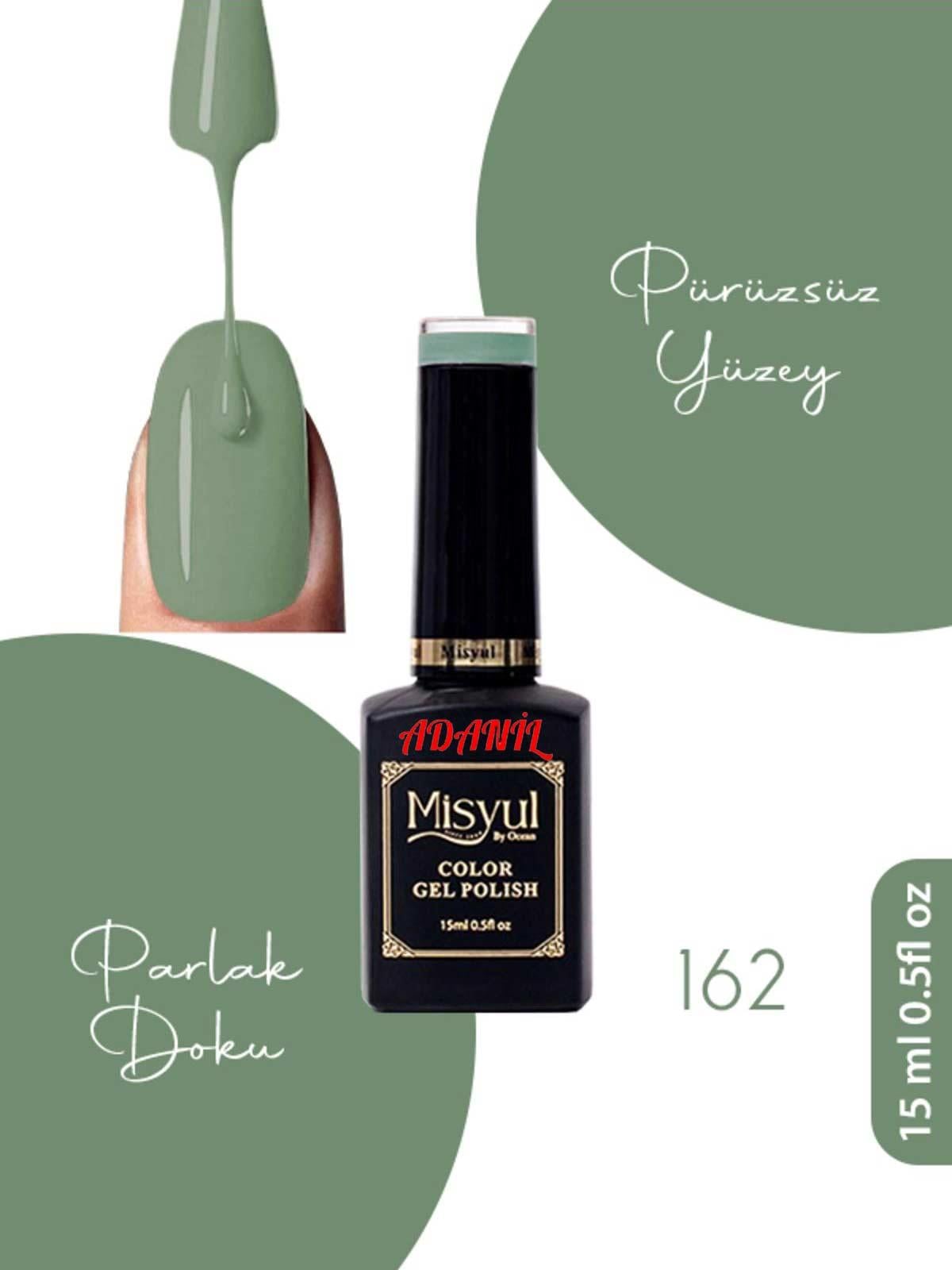 Adanil 15 ml Misyul Profesyonel Kalıcı Oje Mis-162 - ADANİL-MİSYUL-PRO-KALICI-OJE-MİS-162